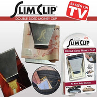 Slim Clip - Double Sided Money Clip! (Black Chrome)