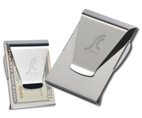 Slim Clip - Double Sided Money Clip! (Black Chrome)