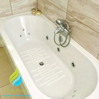 Ultimate Anti-Slip Grip: Self-Adhesive Safety Stickers - 8 White Strips