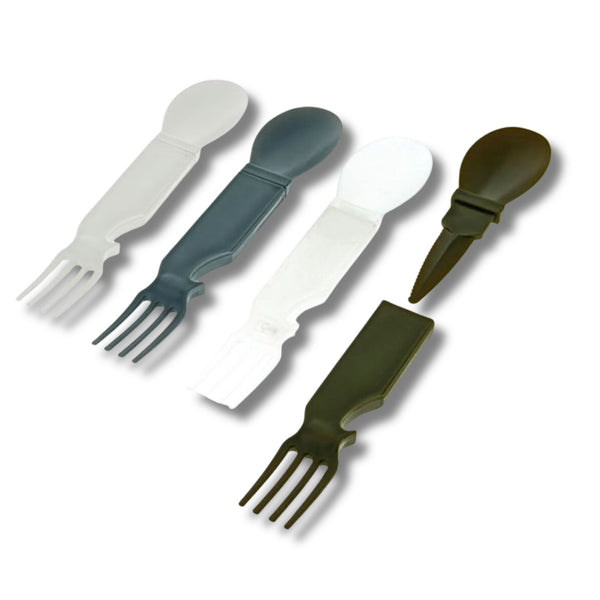 4-IN-1 Snapatite+ Utensil Set (Clear)