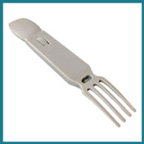 4-in-1 Snapatite+ Utensil Set - Spoon, Knife, Fork, Bottle Opener (Light Grey)