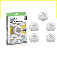SonicIQ LED Push Lights - 5 Pack for Easy Illumination
