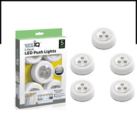 SonicIQ LED Push Lights - 5 Pack for Easy Illumination