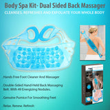 Body Spa Kit- Dual Sided Back Massager Foot Sole Massager