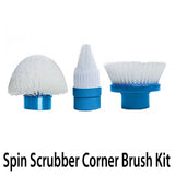 Replacement Brush Heads for Turbo Scrub Pro Power Scrubber Kit