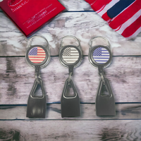 Lighter Leash Retractable Lighter Holder - Flag Series - Standard Size (3)