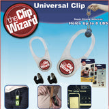 Clip Wizard Universal Adhesive Clip Phone Holder