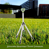 Etna - Adjustable Rainforest Tripod Sprinkler Perfect for Lawn and Gardens Revolving Spray 6 Ft To 5