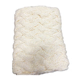 Twist Infinity Scarf (Ivory) - Luxurious Cable Knit Design for Ultimate Warmth