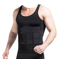 Men's Instant Slimming Undershirt - Black - Small