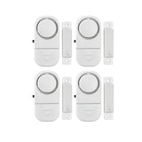 Magnetic Door & Window Sensor Alarm Set - Set of 4