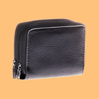 Accordion Cardholder Wallet for Credit Cards and IDs - Black