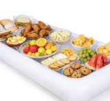 Blow-Up Buffet Bar 4ft x 22in - Drain Plug Portable Ice Serving