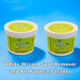 White Wizard Spot Remover and All Purpose Cleaner - 2 x 10 oz. Tubs