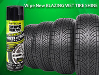 Wipe New BLAZING WET TIRE SHINE, 15 fl. oz.