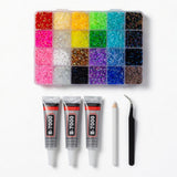 24K Rhinestone Kit - 20 Colors + Glue & Tools