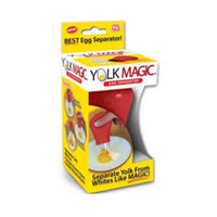 Yolk Magic Egg Separator - Quick and Easy Kitchen Tool (Orange)