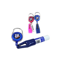 Zip Stick Retractable Lip Balm Holder- Assorted Colors