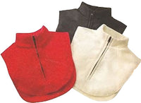 Zippered Fleece Dickie (Red)