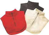 Zippered Fleece Dickie (Red)