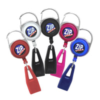 Zip Stick Retractable Lip Balm Holder- Assorted Colors