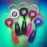 Zip Stick Retractable Lip Balm Holder- Assorted Colors