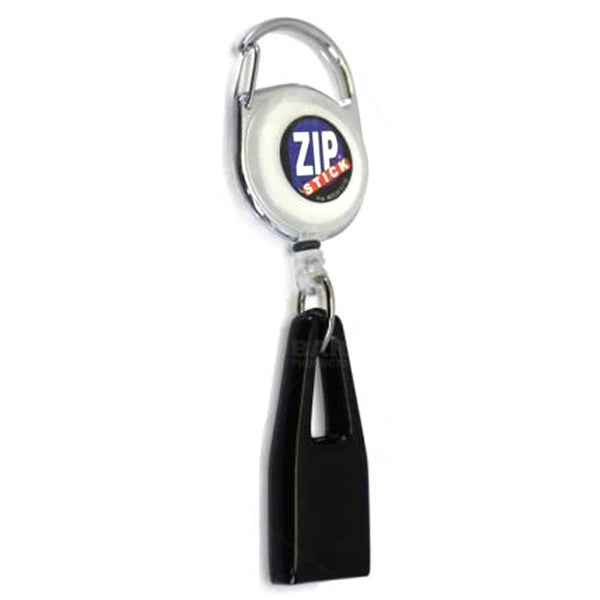 Zip Stick Retractable Lip Balm Holder - White