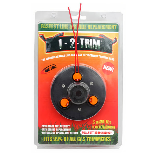 1-2-Trim Blade & Line Gas Trimmer Universal WeedEater Head Replacement Pro