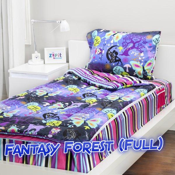 ZIPIT Bedding Set, Fantasy Forest ( Full)