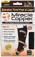 Miracle Copper Anti-Fatigue Compression Socks (Large/Extra Large)