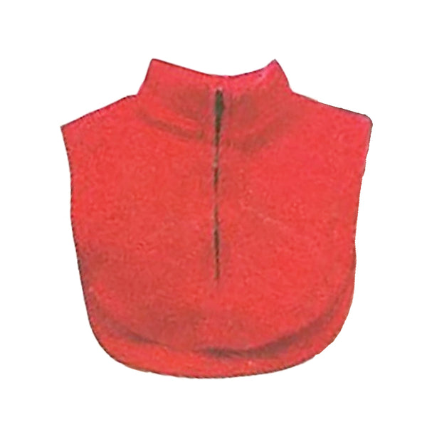 Zippered Fleece Dickie (Red)